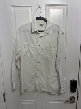 Solumbra by Sun Precautions Men's Long-Sleeve Sun Protection Button-Down Shirt L